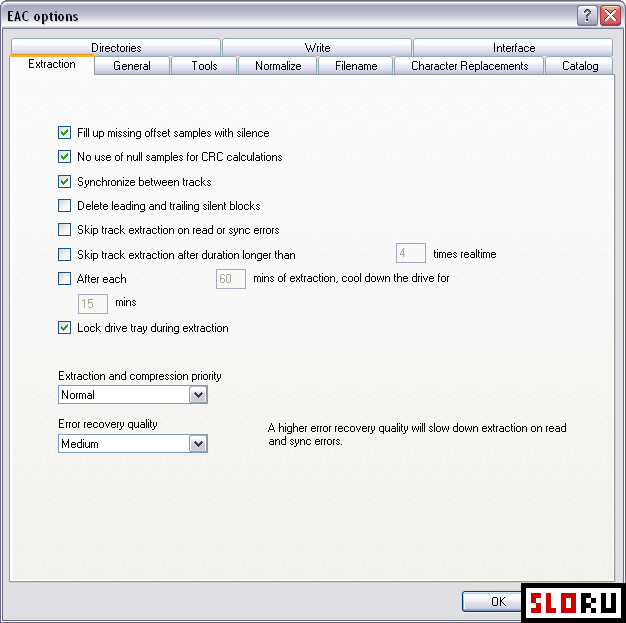 Exact Audio Copy screenshot 2