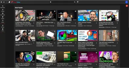 FreeTube screenshot 3