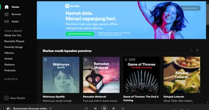 Spotify screenshot 1